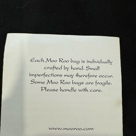 Moo Roo designer, handmade bag, one of a kind, make famous by Carrie Bradshaw - Picture 11 of 11